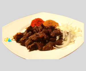 Choukouya (dibi, soya) Attiéké